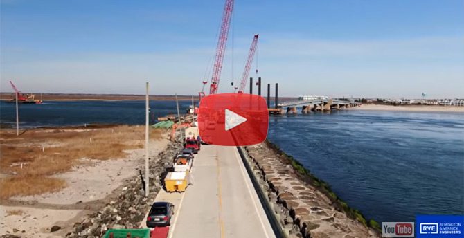 Townsends Inlet Bridge Construction Video