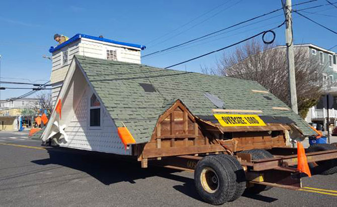 Section of Transported House