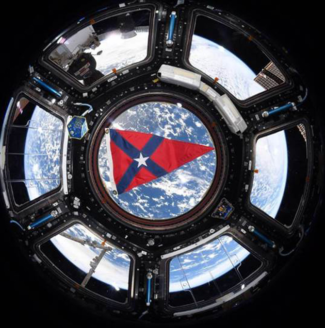 International Space Station - Yacht Club of Stone Harbor Flag
