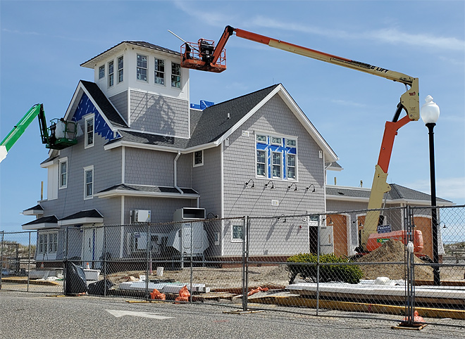 New lifeguard headquartes in Stone Harbor.