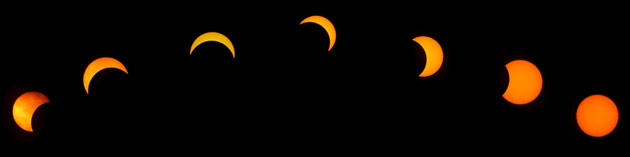 Solar Eclipse Time Lapse Cape May County